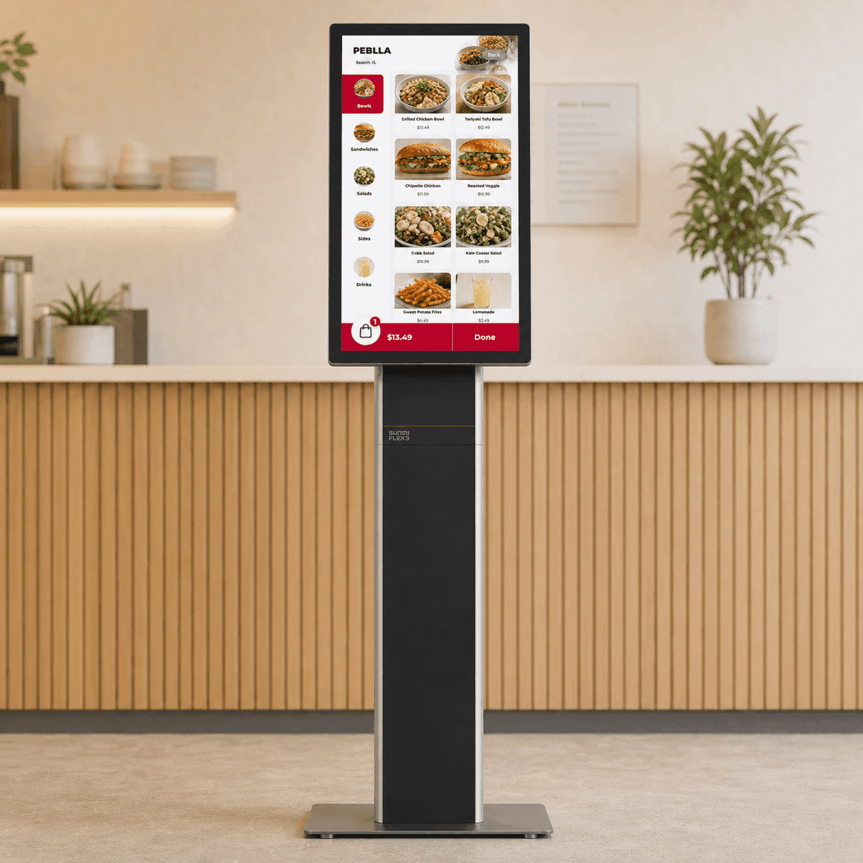 Flex 3 self-ordering hardware
