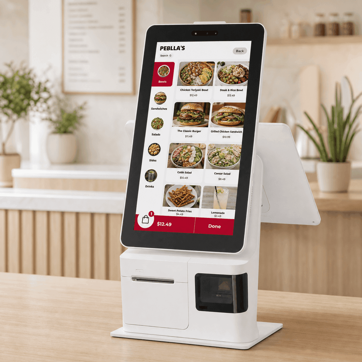 K2 Mini Kiosks self-ordering hardware